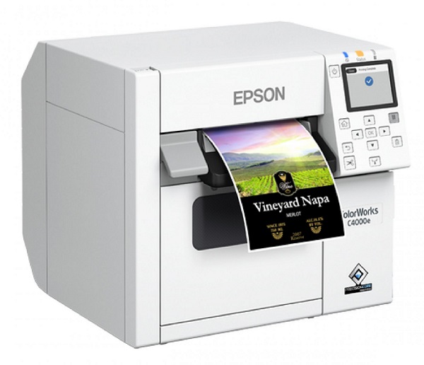 Máy in nhãn màu Epson ColorWorks C4050 – Độ phân giải 1200dpi, tốc độ 100mm/giây, chính hãng