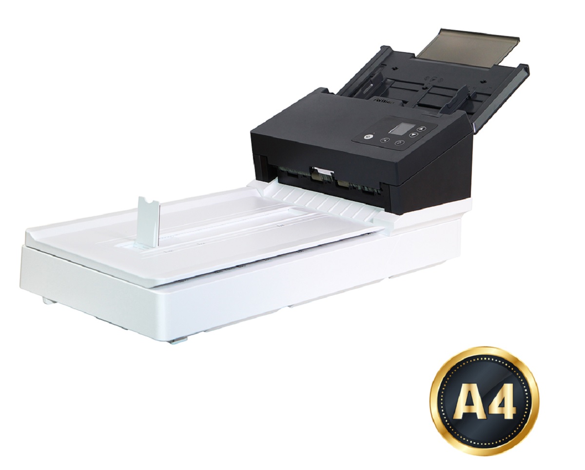 Máy scan Avision AD380FWN A4 tốc độ cao – Scan 2 mặt, ADF 100 tờ + Flatbed, WiFi + LAN cho văn phòng (AD380FWN)