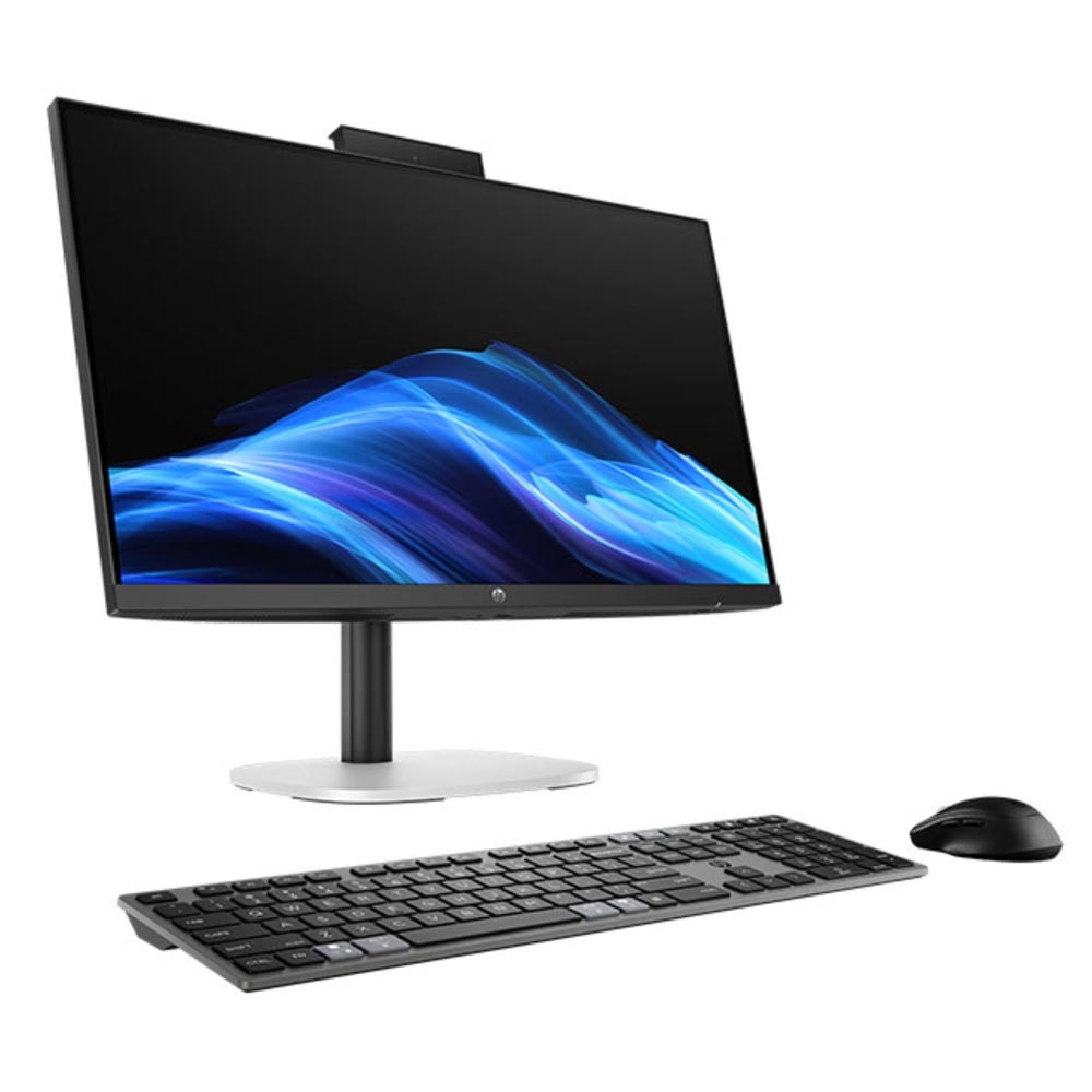 Máy tính All in One HP ProStudio 4 G1i 24 inch FHD – Core Ultra 7 265, RAM 16GB DDR5, SSD 512GB, Radeon RX6450M 4GB, WiFi 6E, Windows 11, màu đen (C3UG4PT)