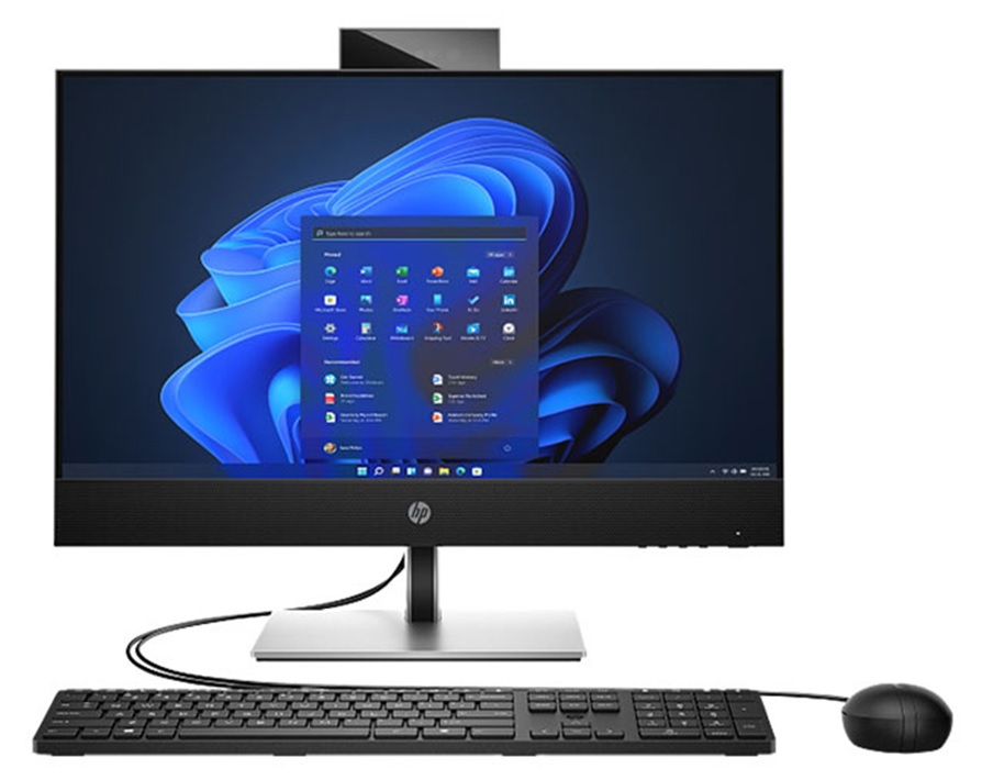 Máy tính All in One HP ProOne 440 G9 23.8 inch FHD Touch – Core i7-14700T, RAM 16GB DDR5, SSD 512GB, WiFi 6E, Windows 11 SL, màu đen (AZ7D2PT)