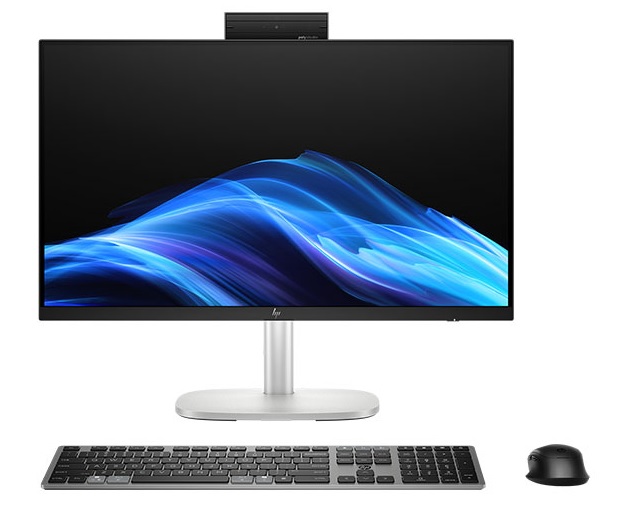 Máy tính All in One HP EliteStudio 8 G1i 24 inch FHD Touch – Core Ultra 7 265, RAM 16GB DDR5, SSD 512GB, WiFi 7, Windows 11 Pro, màu bạc (C3UV5PT)