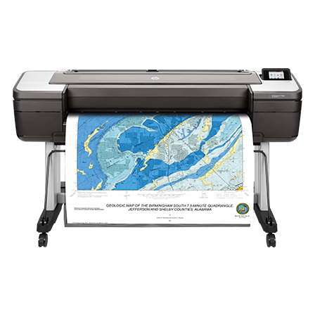 Máy in khổ lớn HP DesignJet T1708dr 44 inch PostScript – Máy in CAD/GIS A0 Dual Roll chuyên nghiệp (1VD86A)