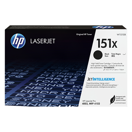 Mực in HP 151X Black LaserJet Toner Cartridge – Hộp Mực Laser Đen Dung Lượng Cao Chính (W1510X)