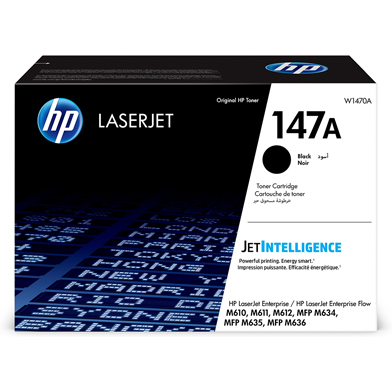 Mực in HP 147A Black Original Toner Cartridge – Hộp mực laser đen chính hãng HP (W1470A)