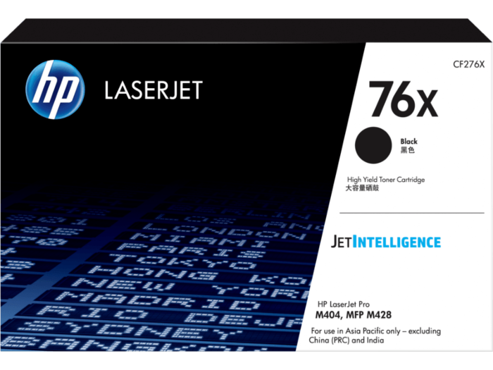 Mực in HP 76X High Yield Black Original LaserJet Toner Cartridge – Hộp Mực Laser Đen Dung Lượng Cao Chính Hãng HP (CF276X)