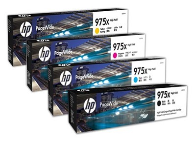 Mục HP 975X High Yield Yellow Original PageWide Cartridge – Hộp mực vàng chính hãng HP (L0S06AA)