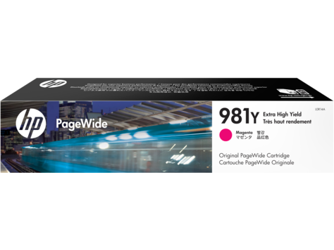 Mực in HP 981Y Extra High Yield Magenta Original PageWide Cartridge – Hộp mực phun màu đỏ dung lượng siêu cao chính hãng HP (L0R14A)