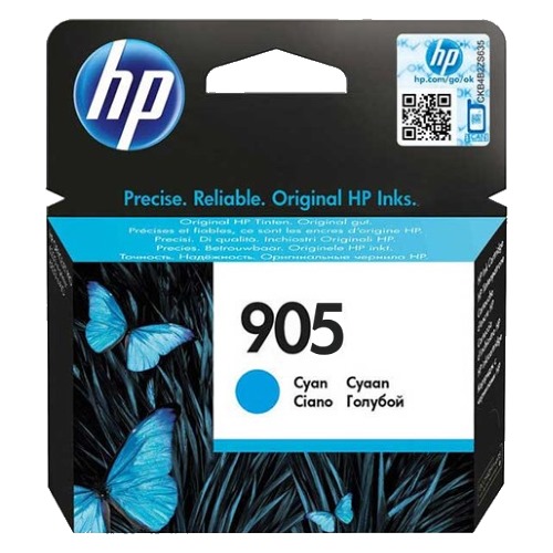 Mực in phun HP 905 Cyan Original Ink Cartridge – Hộp Mực Xanh Chính Hãng HP (T6L89AA)