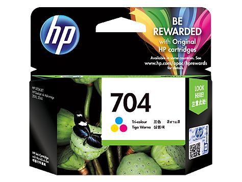 Mực in phun HP 704 Tri-color Original Ink Advantage Cartridge – Hộp mực 3 màu chính hãng HP (CN693AA)