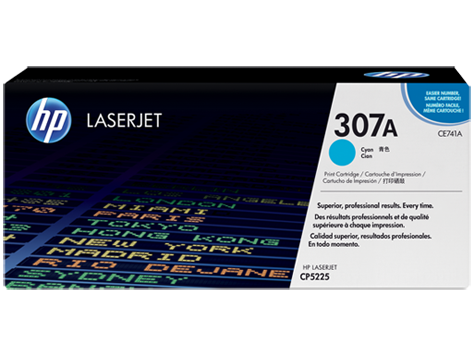 Mực in HP 307A Cyan Original LaserJet Toner Cartridge – Hộp mực laser màu xanh chính hãng HP (CE741A)