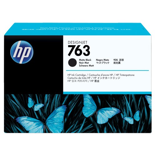 Mực in HP 763 Matte Black 775ml DesignJet Ink Cartridge – Hộp mực in phun đen nhám chính hãng HP (CN072A)
