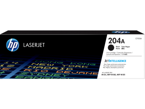 Mực in HP 204A Black Original LaserJet Toner Cartridge – Hộp mực laser đen chính hãng HP (CF510A)