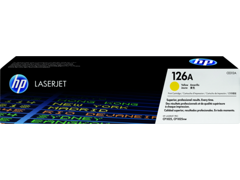 Mực in HP 126A Yellow Original LaserJet Toner Cartridge – Hộp mực laser màu vàng chính hãng HP (CE312A)