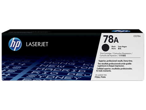 HP 78A Black Original LaserJet Toner Cartridge (CE278A)
