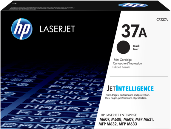 HP 37A Black Original LaserJet Toner Cartridge (CF237A)