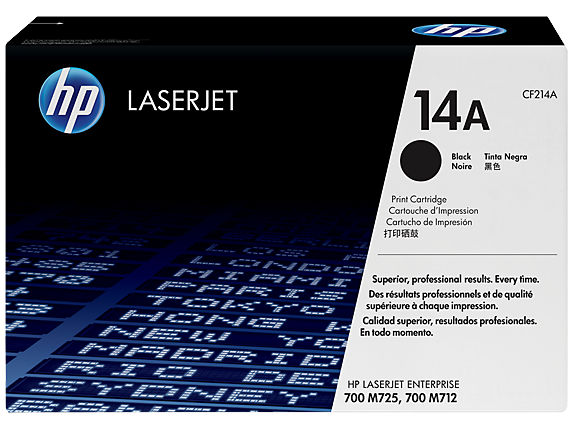 HP 14A Black Original LaserJet Toner Cartridge (CF214A)