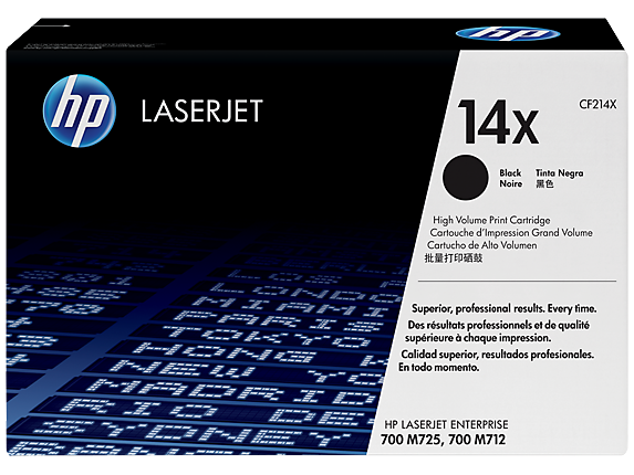 HP 14X High Yield Black Original LaserJet Toner Cartridge (CF214X)