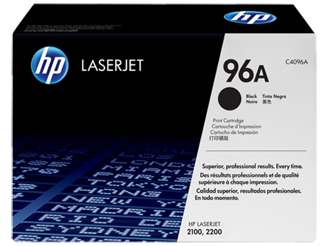 HP 96A Black Original LaserJet Toner Cartridge (C4096A)