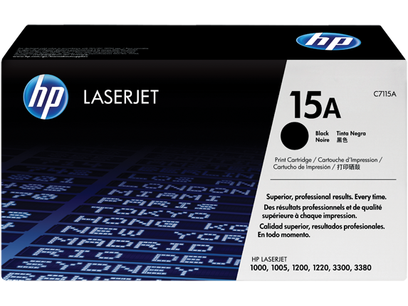 HP 15A Black Original LaserJet Toner Cartridge (C7115A)