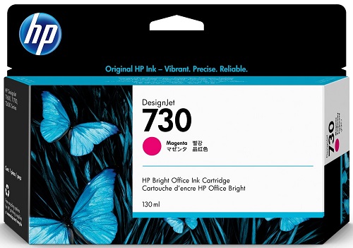 HP 730 130-ml Magenta DesignJet Ink Cartridge (P2V63A)