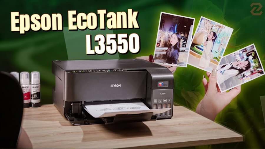 Máy in phun màu đa năng Epson EcoTank L3550 – In, Scan, Copy, Wi-Fi, tiết kiệm mực, chính hãng Máy in phun màu đa năng Epson EcoTank L3550 – In, Scan, Copy, Wi-Fi, tiết kiệm mực, chính hãng