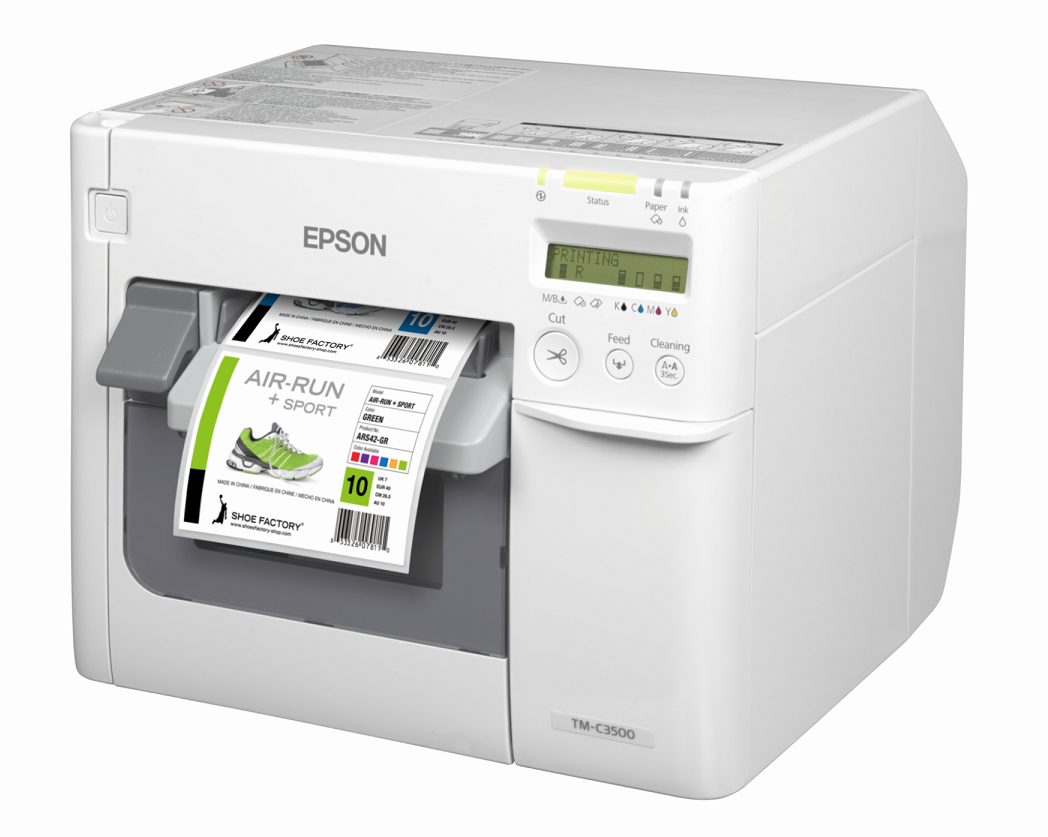 Máy in nhãn màu Epson ColorWorks C3510 – In nhanh, độ phân giải cao, kết nối USB/LAN, chính hãng