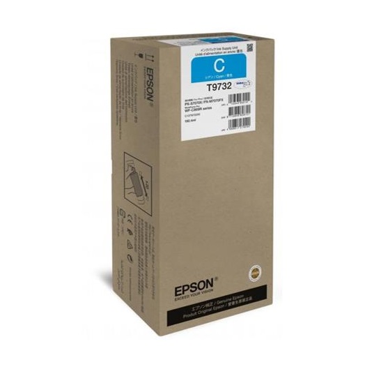 Hộp mực xanh Epson C13T973200 Cyan Ink Pack – Dung lượng tiêu chuẩn, chính hãng cho WF-C869R
