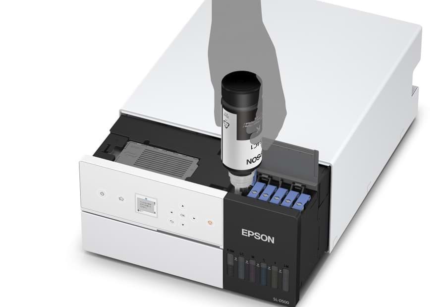 Hướng dẫn thay mực máy in Epson SureLab SL-D530 Hướng dẫn thay mực máy in Epson SureLab SL-D530