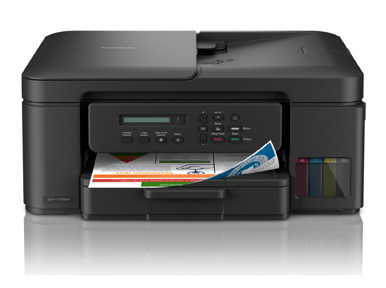 Máy in phun màu đa chức năng Brother DCP-T730DW – In WiFi, duplex, scan copy Tiện Lợi