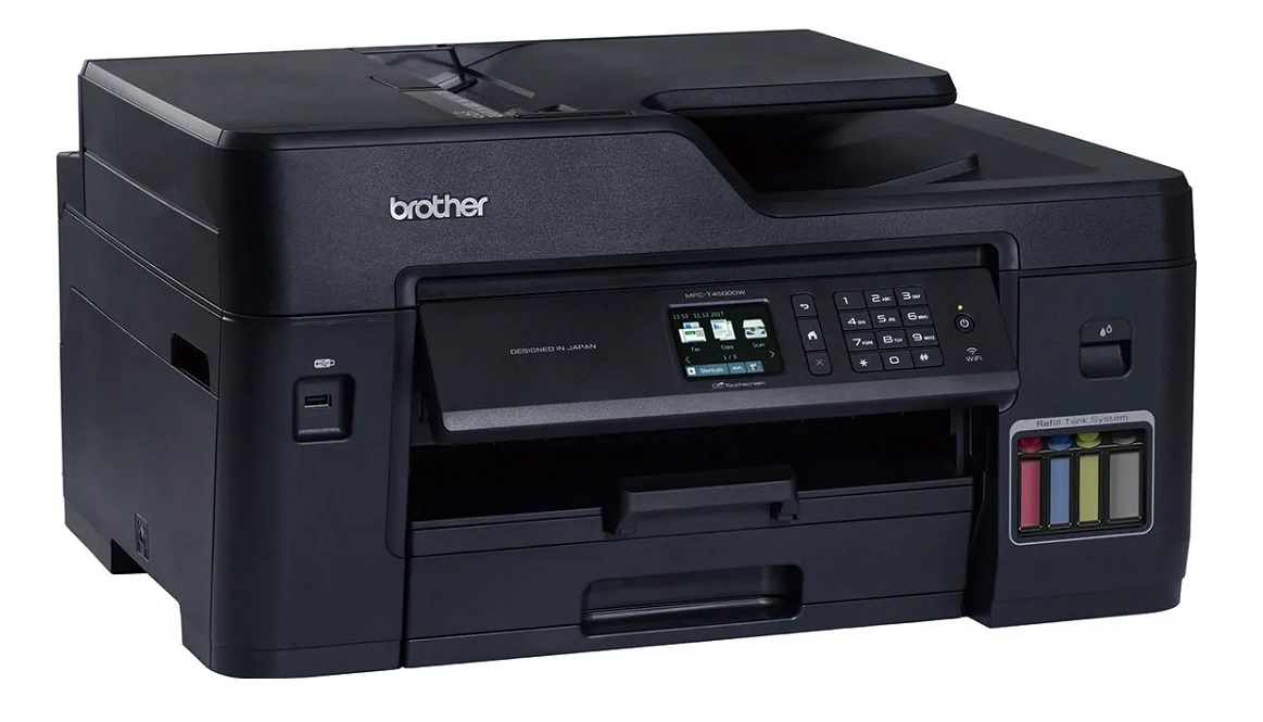 Máy in phun màu Brother MFC-T4500DW – In khổ A3, WiFi, Duplex, ADF, đa chức năng cao cấp