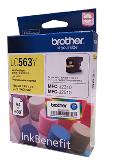 Mực In Brother LC-563 Yellow – Mực vàng chính hãng, sáng rực – bền màu – in sắc nét