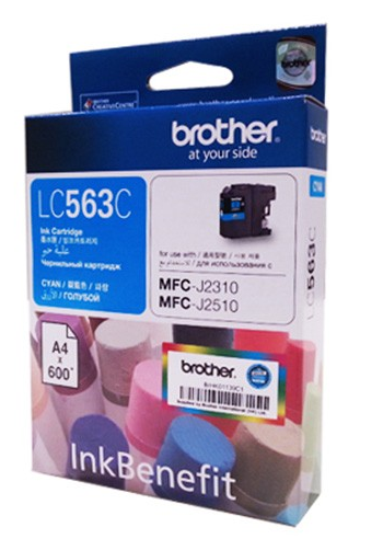 Mực In Brother LC-563 Cyan – Mực xanh dương chính hãng, sắc nét – bền màu