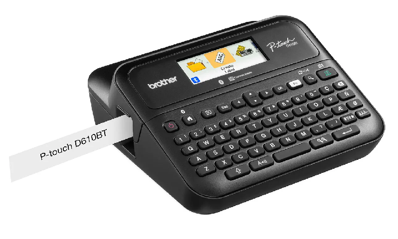 Máy in nhãn Brother PT-D610BT – máy in nhãn chuyên nghiệp, bluetooth – màn hình lớn – tốc độ cao
