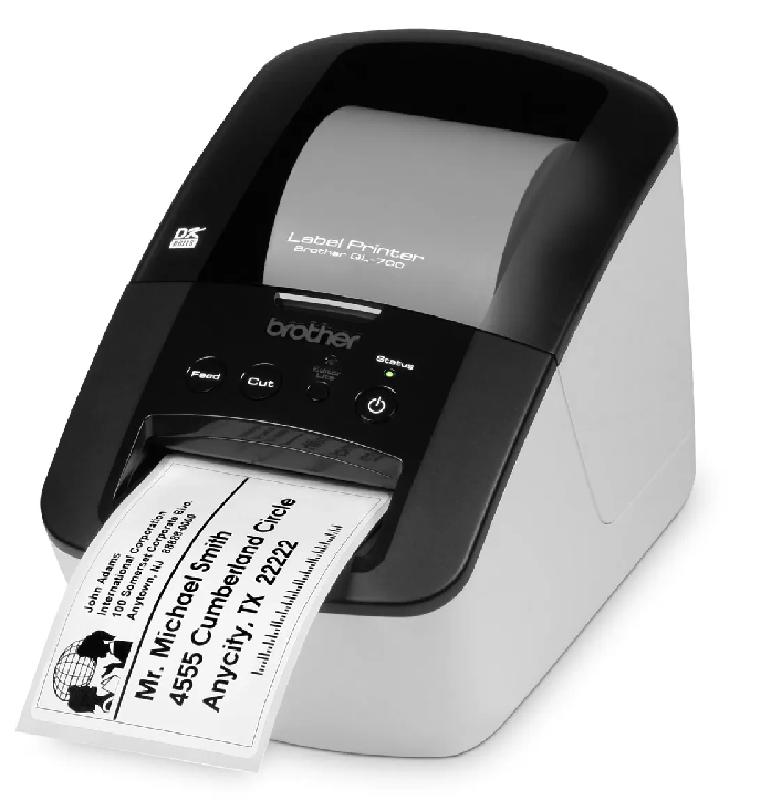 Máy in nhãn Brother QL-700 – máy in tem nhãn khổ rộng – tốc độ cao – tiện lợi cho văn phòng