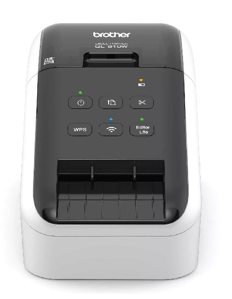 Máy in nhãn Brother QL-810W – náy in tem nhãn WiFi – In đỏ/đen – tốc độ cao – chuyên nghiệp