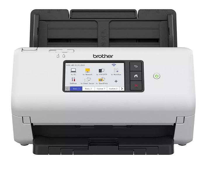 Máy quét tài liệu Brother ADS-4700W – Scan WiFi/LAN – tốc độ cao 40ppm – ADF 80 Tờ – màn hình cảm ứng