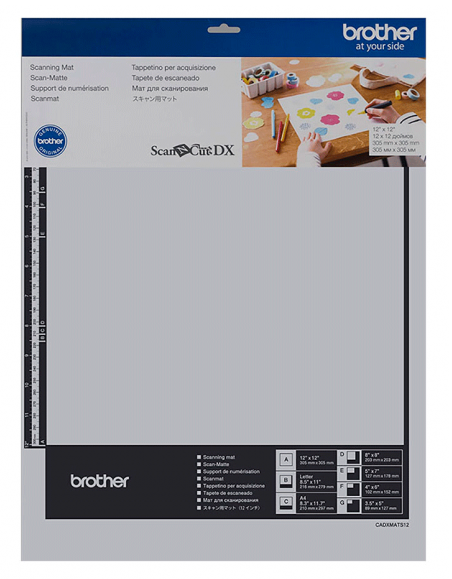 Tấm scan Brother CADXMATS12 – bề mặt cố định vật liệu 12" – dành cho máy ScanNCut SDX – chính hãng