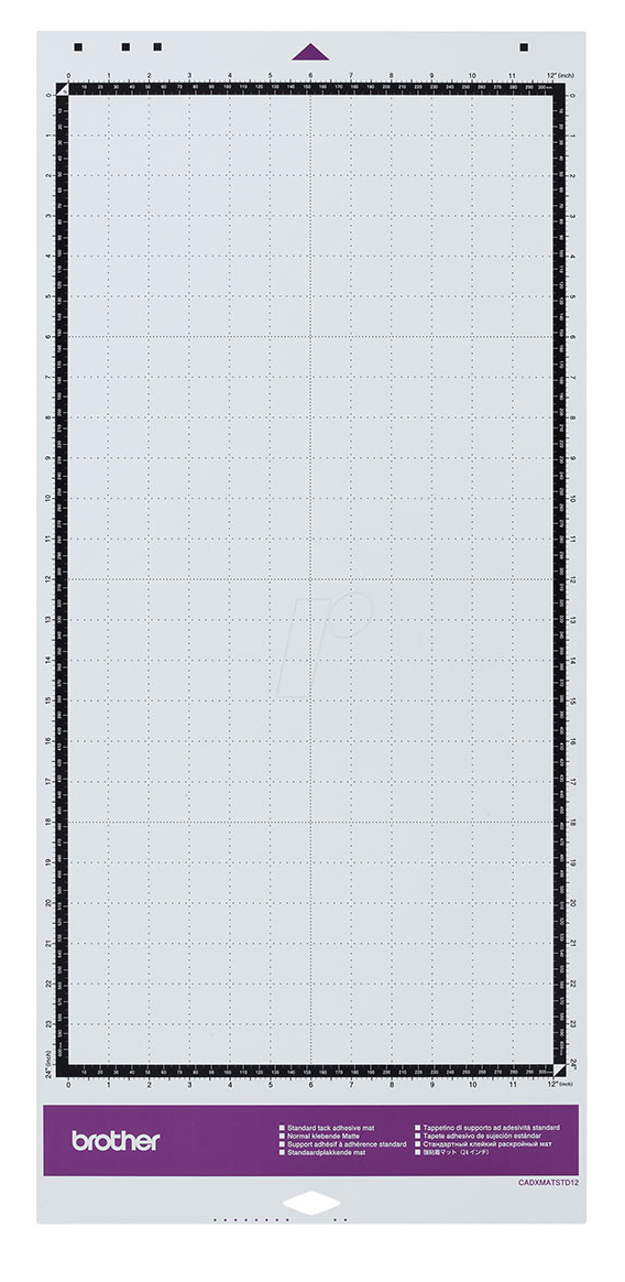 Tấm dán vật liệu Brother CADXMATSTD24 – độ bám tiêu chuẩn – kích thước 24" – cho máy ScanNCut SDX – chính hãng