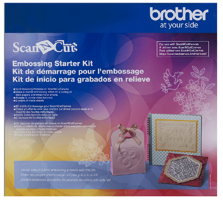 Bộ khắc nổi Brother CAEBSKIT1 – Embossing Kit – bộ công cụ tạo hoa văn khắc nổi cho máy ScanNCut