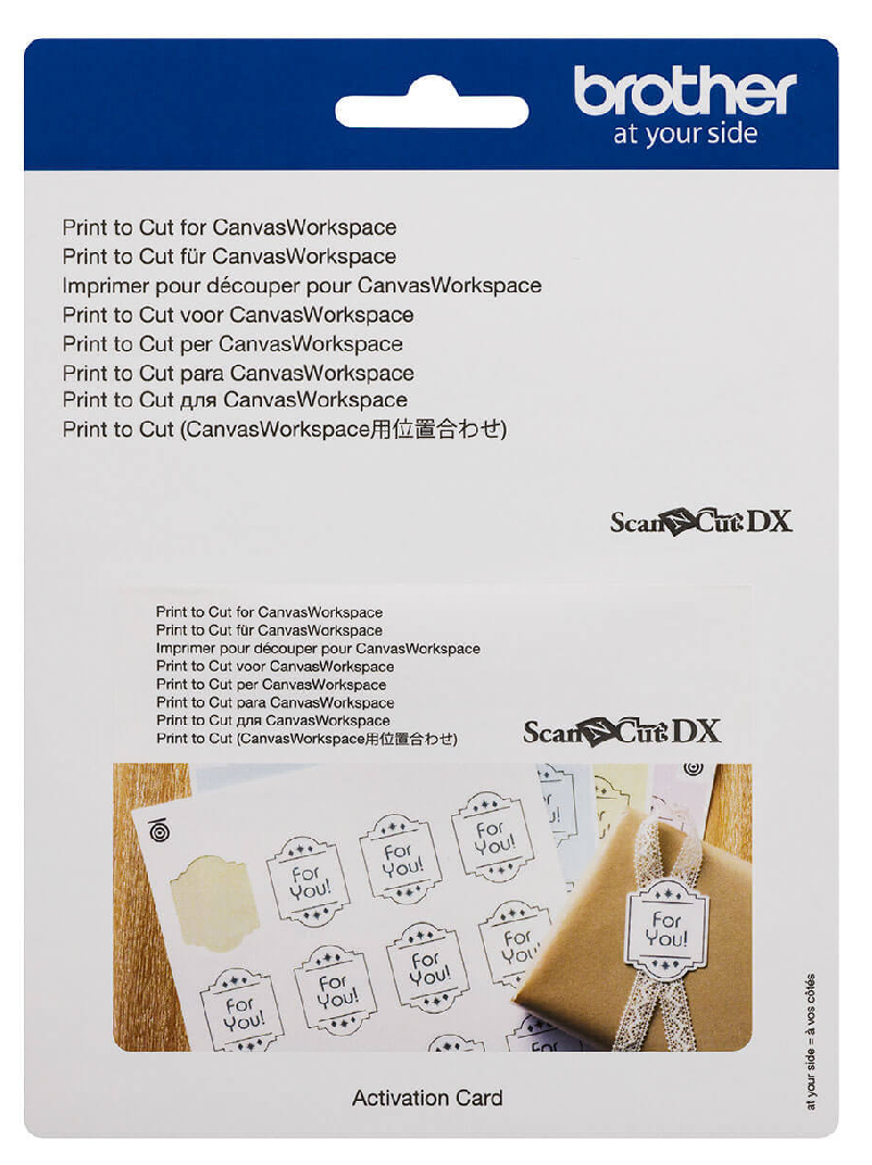 Bộ cập nhật tính năng cắt bản in Brother CADXPRNTCUT1 – Print to Cut – mở rộng chức năng cho máy ScanNCut SDX