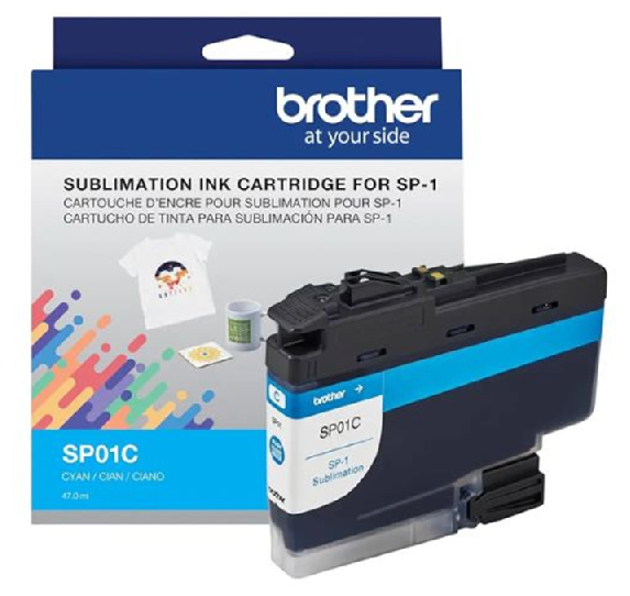 Mực in thăng hoa Brother SP01CS – Sublimation Ink Cyan – mực chuyển nhiệt màu xanh dương chính hãng