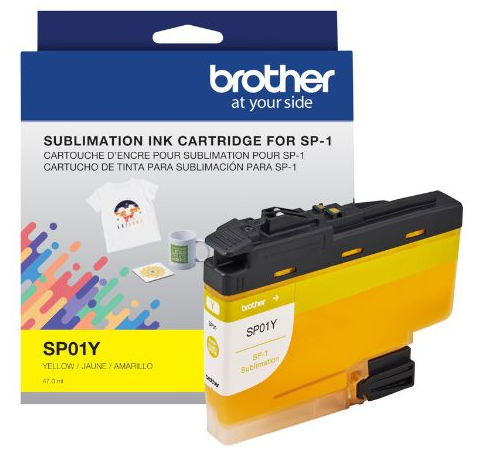 Mực in thăng hoa Brother SP01YS – Sublimation Ink Yellow – mực chuyển nhiệt màu vàng chính hãng