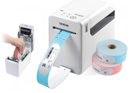 Vòng đeo tay bệnh nhân trẻ emm Brother WB-CHP1100 – Wristband Child Pink – vòng tay Y Tế màu hồng dương cho trẻ em