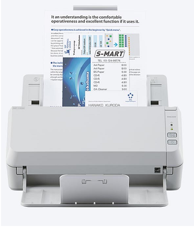 Máy quét Ricoh SP-1120N – Scanner tài liệu tốc độ cao, kết nối mạng LAN (PA03811-B001)