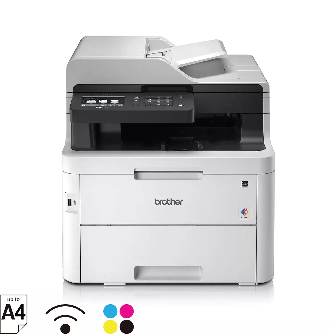 Máy in laser màu đa chức năng Brother MFC-L3750CDW - in, scan, copy, fax, wifi, Iin 2 mặt