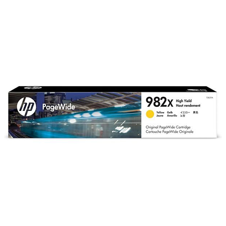 HP 982X High Yield Yellow Original PageWide Cartridge (T0B29A)
