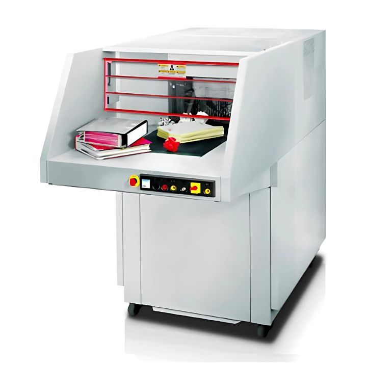 Máy hủy tài liệu EBA 7050-C2 – Máy hủy giấy công nghiệp cắt vụn P-4, công suất cực lớn chuẩn Đức