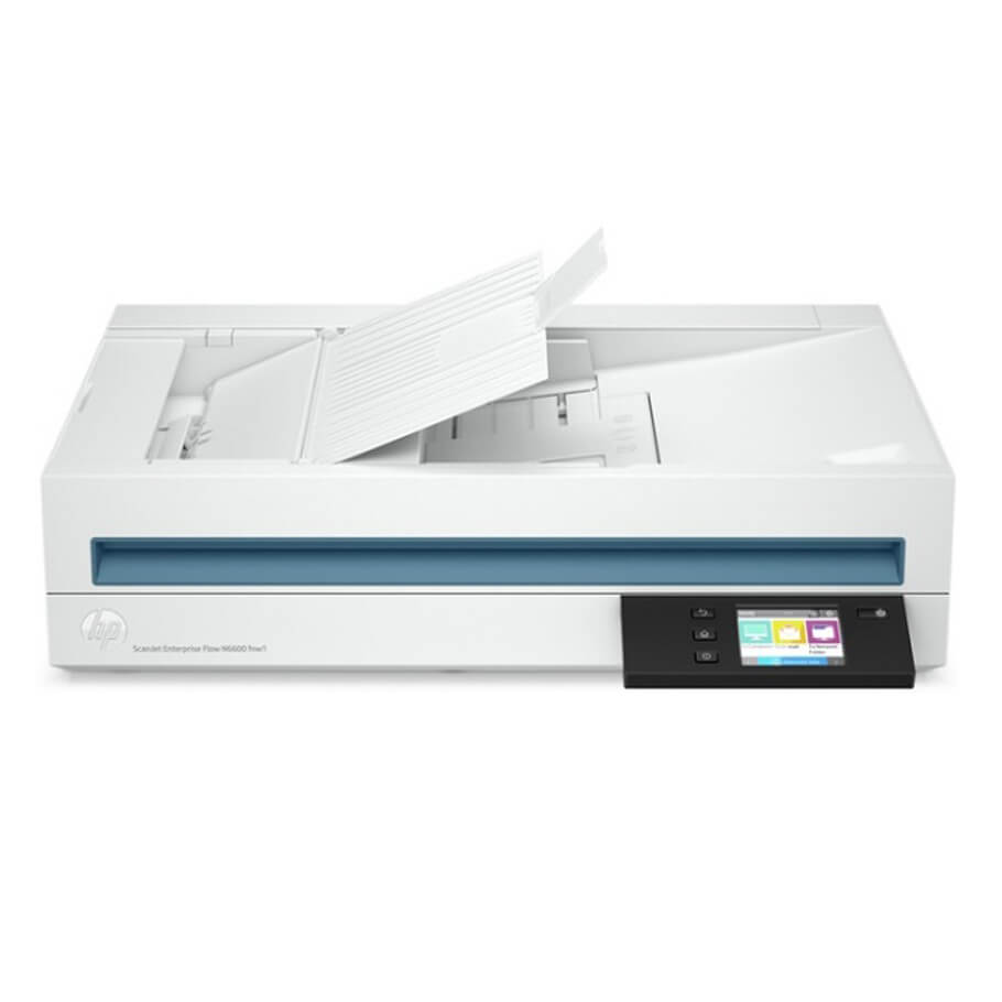 Máy scan HP ScanJet Enterprise Flow N6600 fnw1 – máy quét doanh nghiệp, quét hai mặt siêu nhanh, ADF, LAN & WiFi (20G08A)