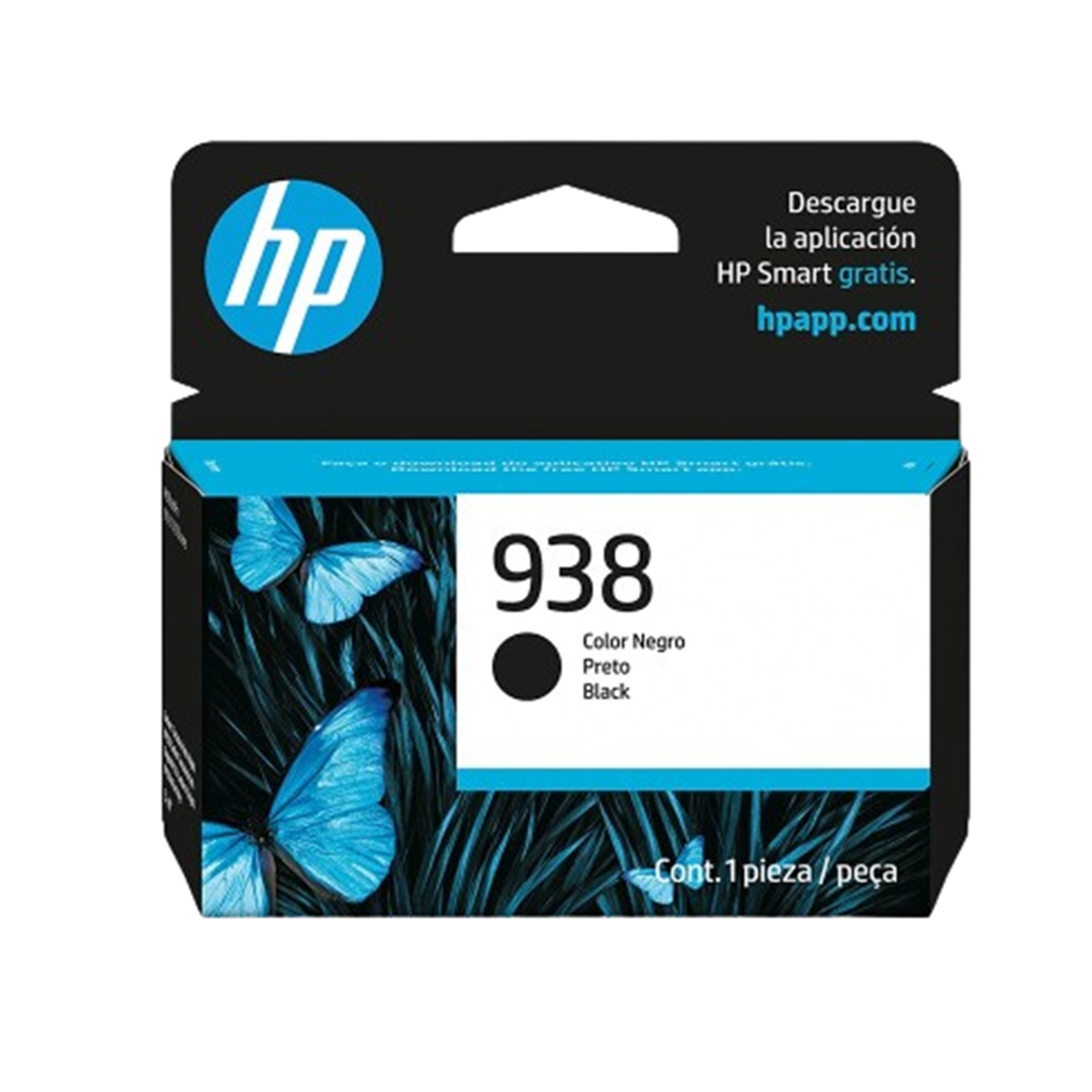 Mực In HP 938Bk Black Original Ink Cartridge – Hộp Mực Phun Đen Chính Hãng HP  (4S6X8PA) 