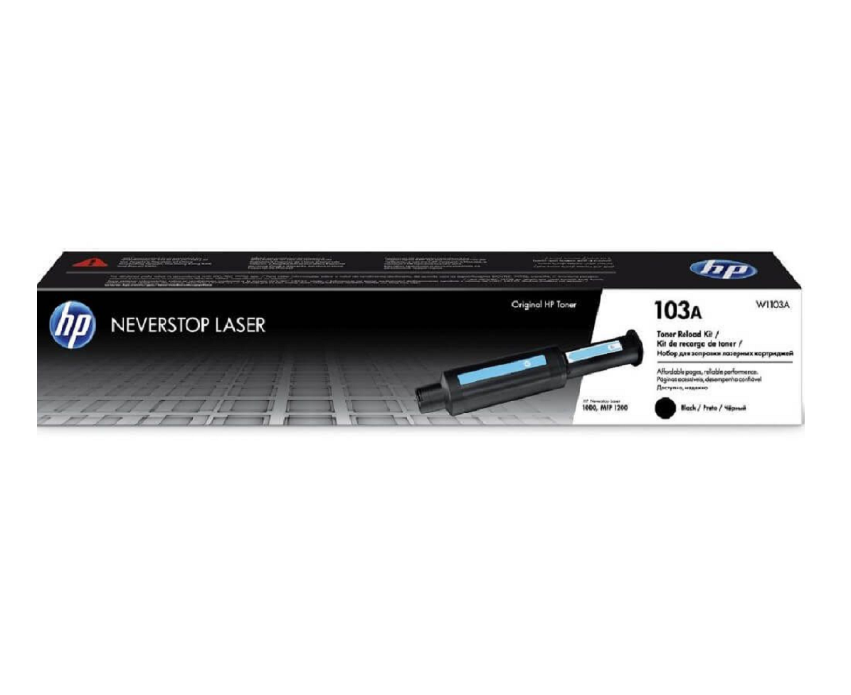 Mực In HP 103A Black Neverstop Laser Toner Reload Kit – Bộ Nạp Mực Laser Đen Chính Hãng HP (W1103A)